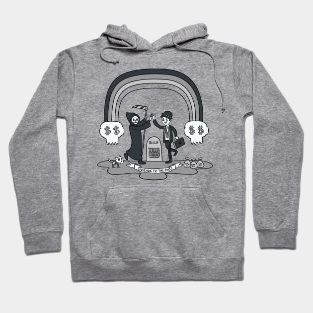 Death And Taxes Hoodie by Made With Awesome